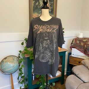 Vintage Y2K Shadows Fall Band T-shirt Distressed 2XL